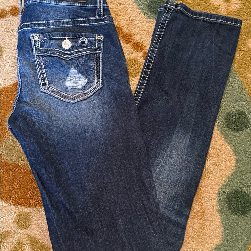 Daytrip Dark Blue Straight Jeans